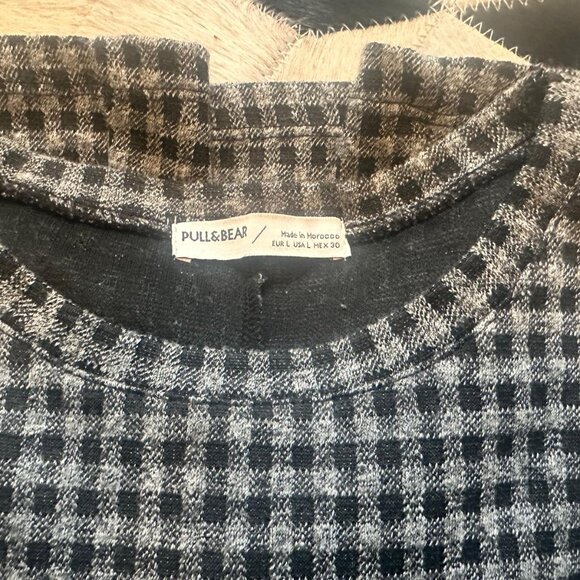PULL&BEAR NWOT BOXY GINGHAM DRESS - Picture 5 of 5